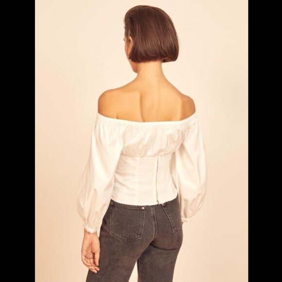 Reformation Truffle Top, Size 12 - Picture 9 of 13